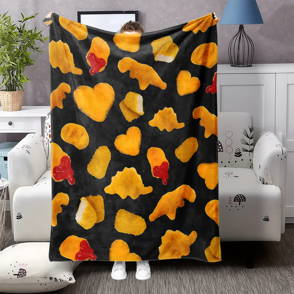 Foody Snacks - Creative Snack Themed Throw Ideal Gift