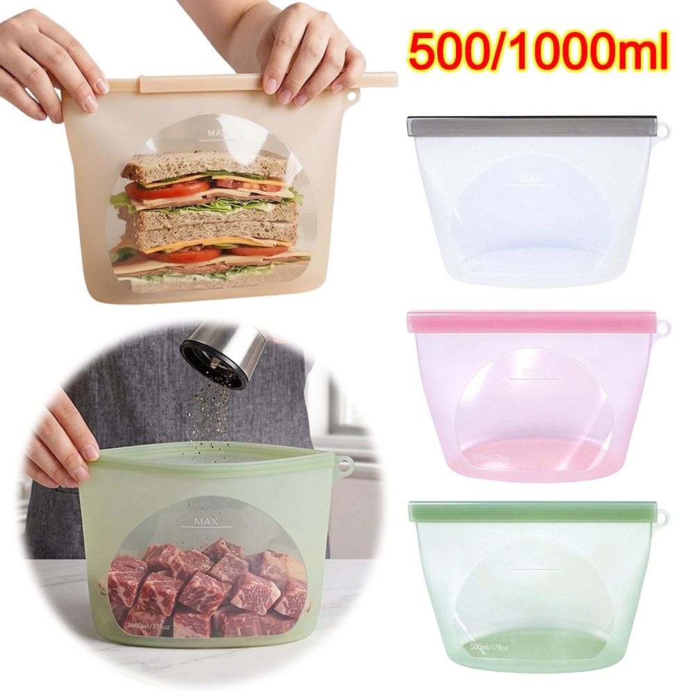 Food Z - Silicone Food Preservation Bag Moisture-proof Fresh-keeping