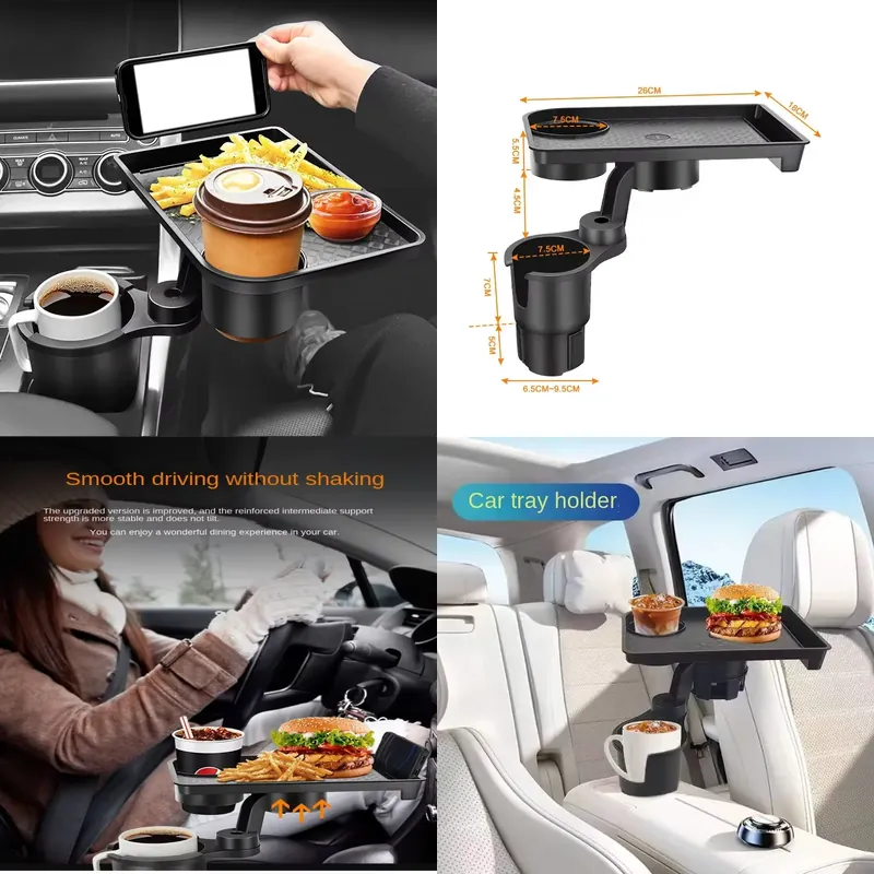 Food Snacks Drinks - Car Cup Holder Expander Multi-Function Drink