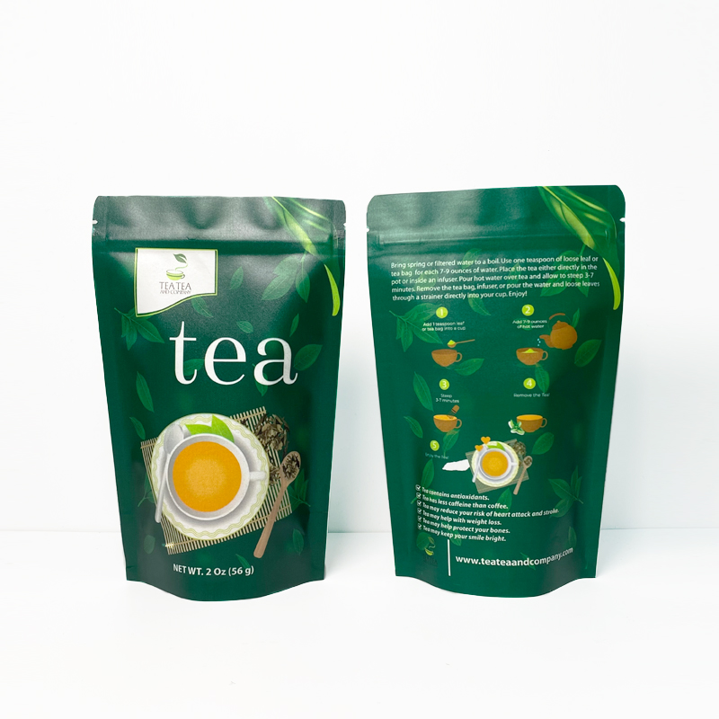 Food Z - 50Pcs/Lot Custom Tea Pouch Food Packagage