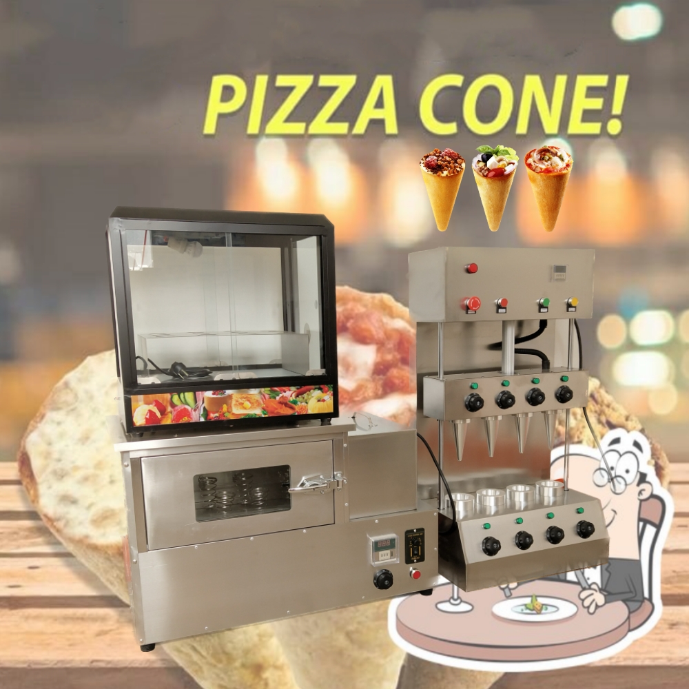 Food Snacks Healthy - 110V 220V Popular Pizza Cone Machine