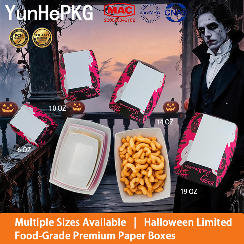 YunHePKG 100PCS Halloween Pape - Food Snacks That Are Black recension och pris