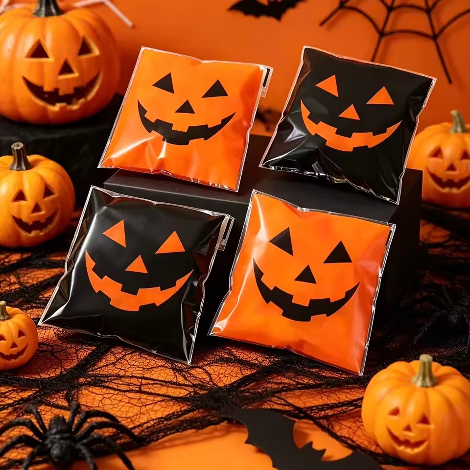 50/100pcs Halloween Black Oran - Food Snacks That Are Black recension och pris
