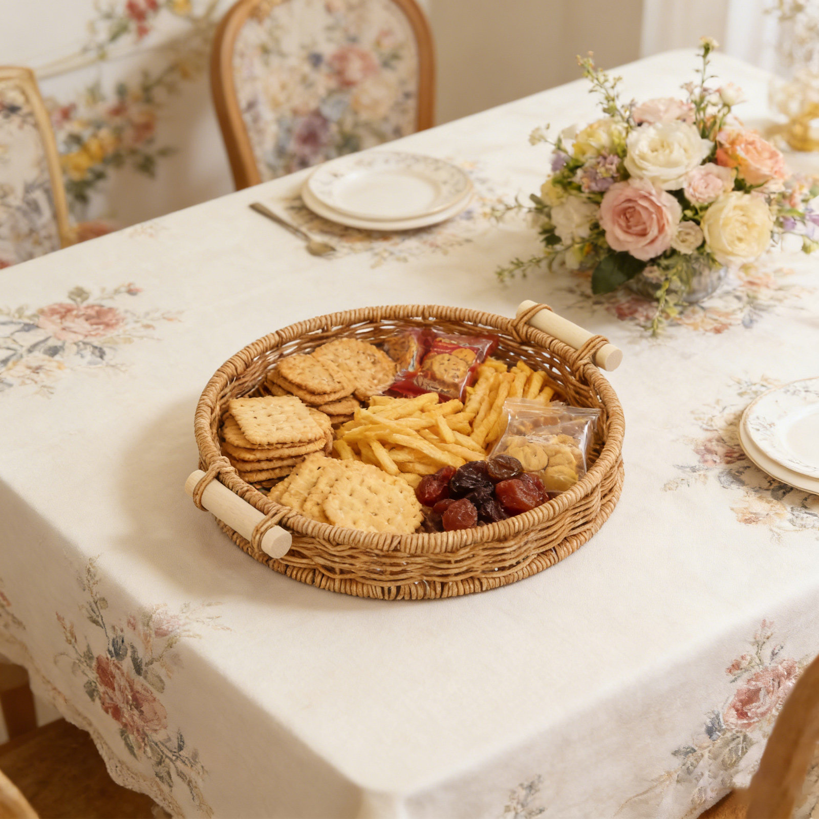 Imitation Rattan Bread Basket  - Food Snacks Drinks recension och pris
