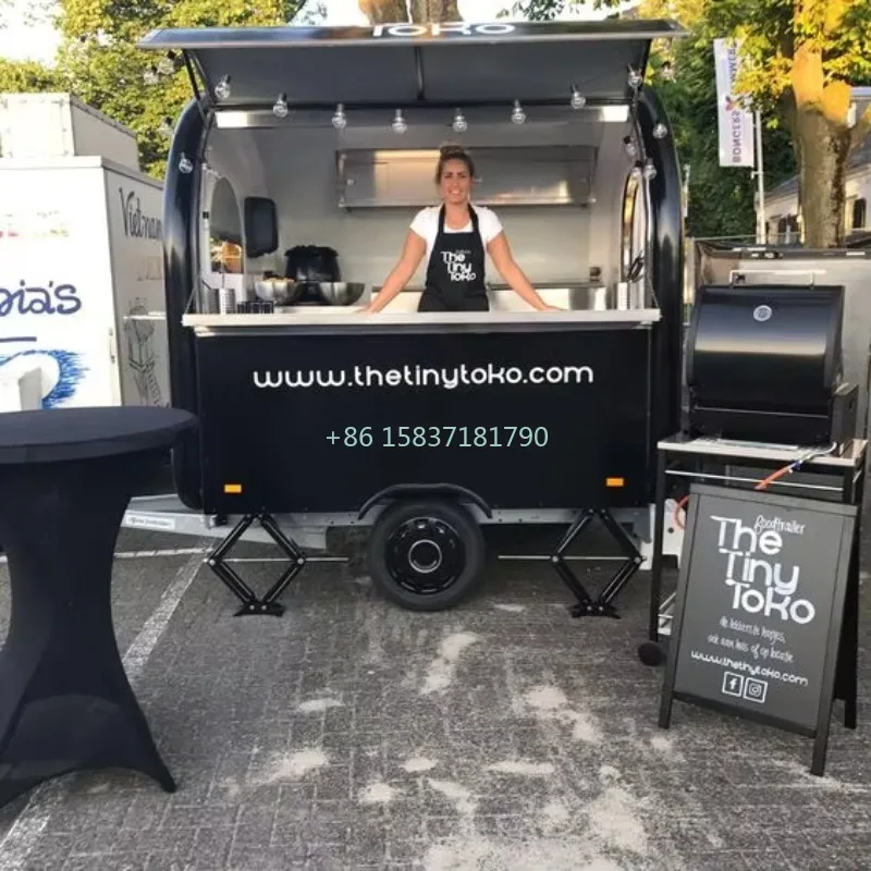 Small Food Truck Trailer Black - Food Snacks That Are Black recension och pris