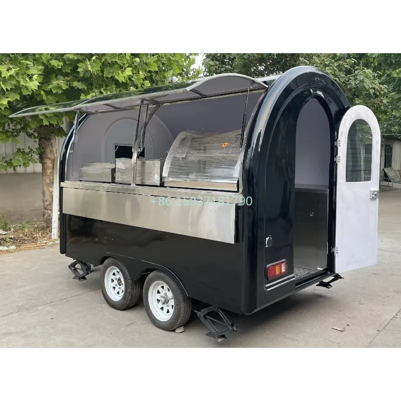 Small Food Truck Trailer Black - Food Snacks That Are Black recension och pris