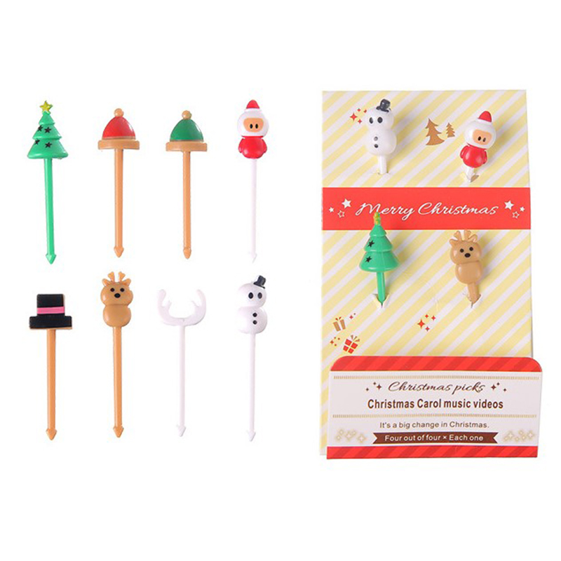 1set Cute Mini Cat Crown Fruit - Xmas Food Snacks recension och pris