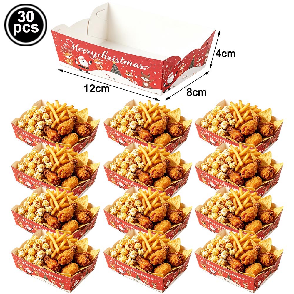 Santa Claus Theme Disposable T - Xmas Food Snacks recension och pris