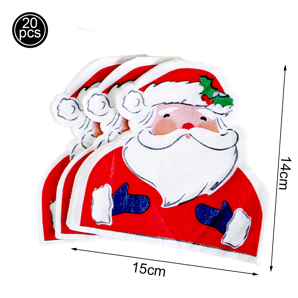 Santa Claus Theme Disposable T - Xmas Food Snacks recension och pris