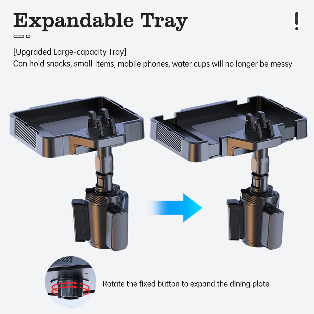 Upgraded Car Cup Holder Expand - Food Snacks Drinks recension och pris