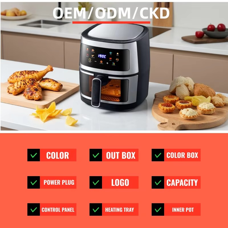 Wholesale 10L Black Air Fryer  - Food Snacks Healthy recension och pris