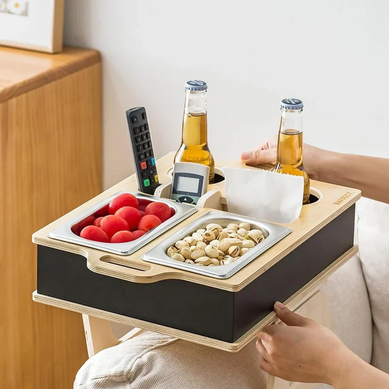 Rectangle Bamboo Tray Desktop  - Food Snacks Drinks recension och pris