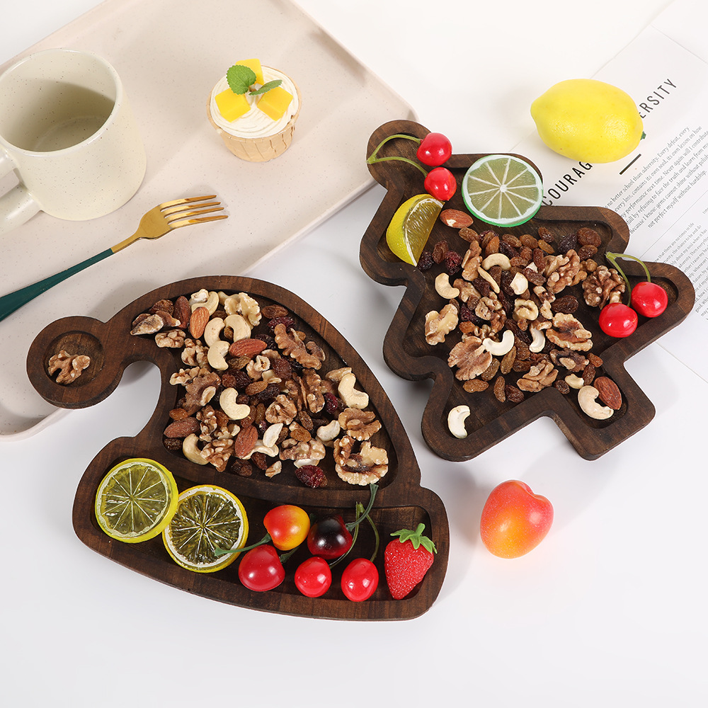 Christmas Tree Hat Shape Tray  - Xmas Food Snacks recension och pris