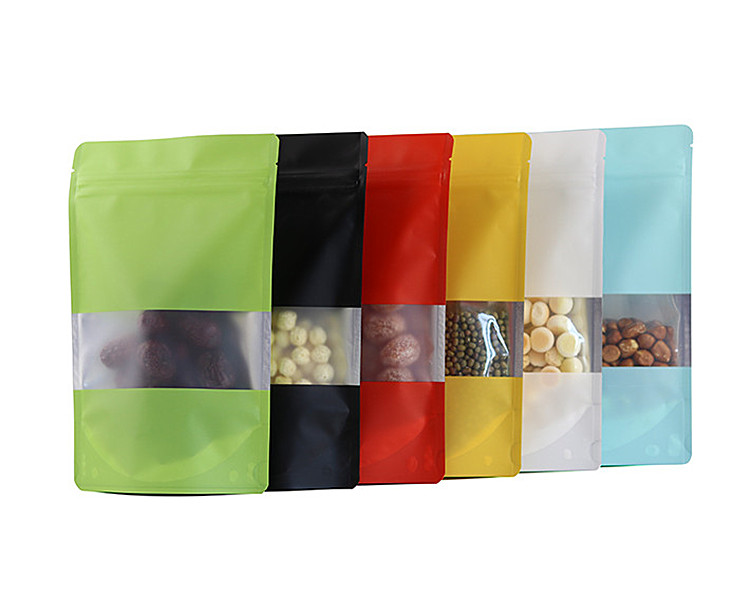 100PCS Foil Window Ziplock Bag - Xmas Food Snacks recension och pris