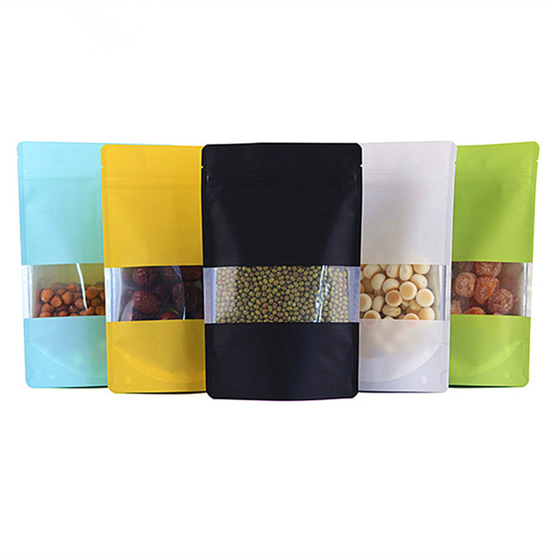100PCS Foil Window Ziplock Bag - Xmas Food Snacks recension och pris