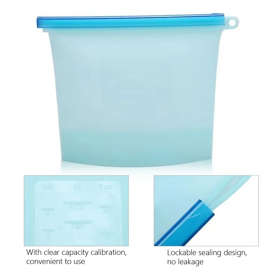1000ml Reusable Silicone Food  - Food Z recension och pris
