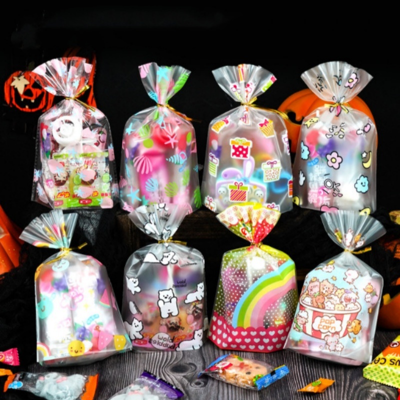 100PCS Bag With Ties Open Top  - Xmas Food Snacks recension och pris