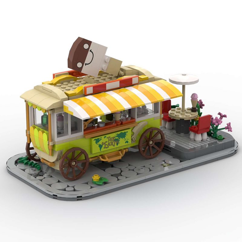 Retro Dessert Food Cart Modula - Xmas Food Snacks recension och pris