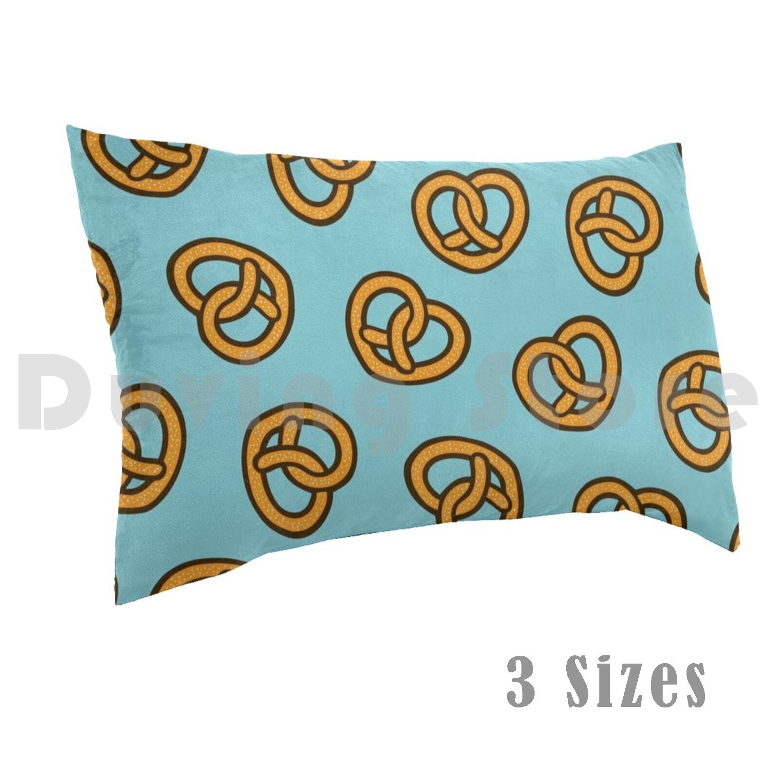 I Heart Pretzels Pattern Pillo - Foody Snacks recension och pris