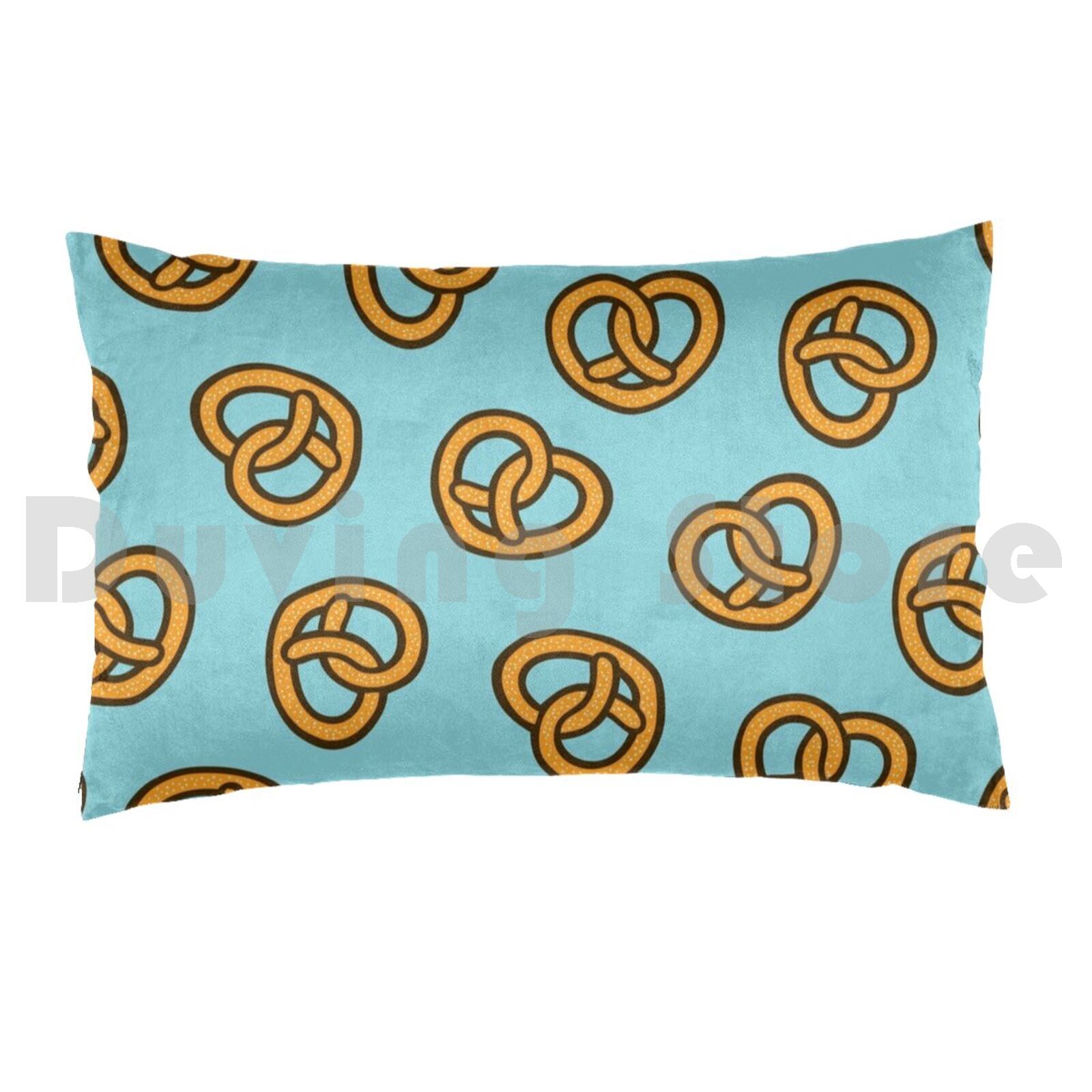 I Heart Pretzels Pattern Pillo - Foody Snacks recension och pris