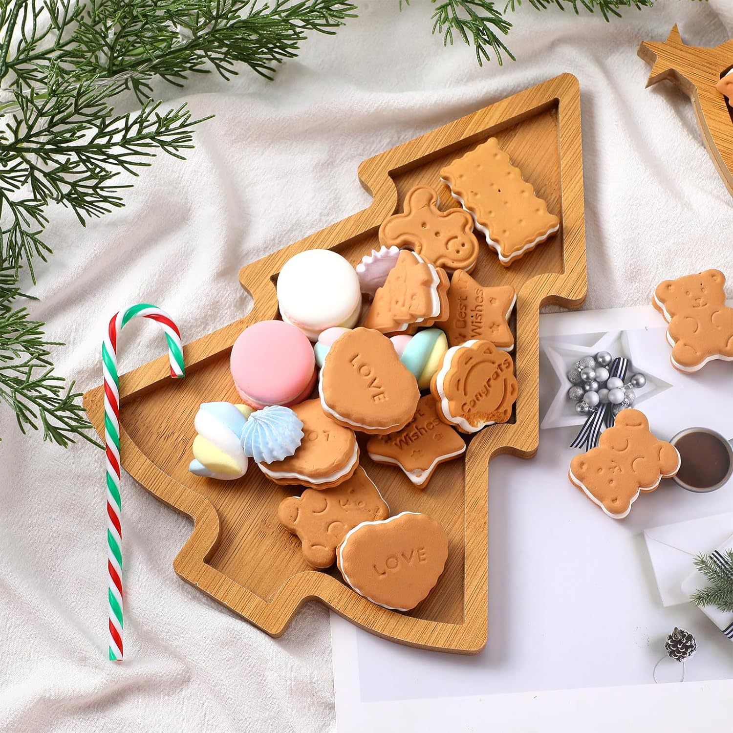 Christmas Tree Shaped Serving  - Xmas Food Snacks recension och pris