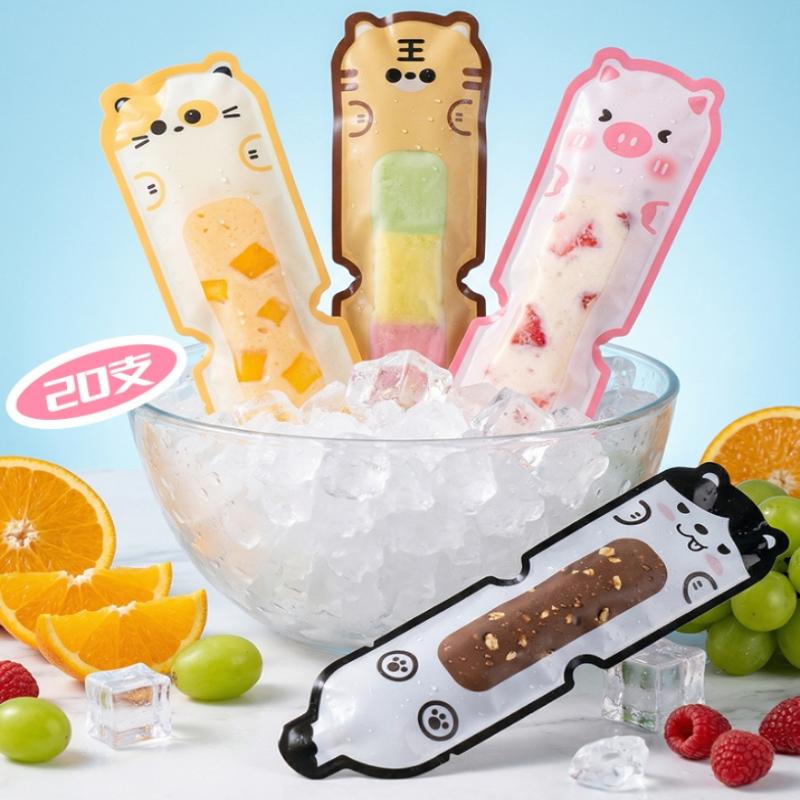 20 Pcs Cute Cartoon DIY Ice Po - Food Snacks Healthy recension och pris
